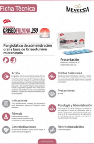 griseofulvina genérico
